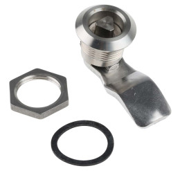 Zamek trójkątny wycięcie panelu: 20.2 x 22.2mm Stal nierdzewna