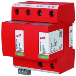 Ogranicznik przepięć do ochrony zasilania DC Typ T1 2P 25/50kA 1,5kV 60V DC DEHNsecure M 2P 60 971221