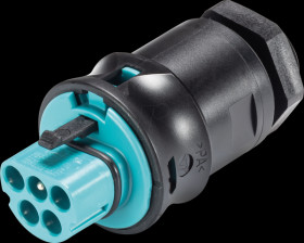 96.052.6053.6 Device connection RST Classic 20i5, plug turquoise blue
