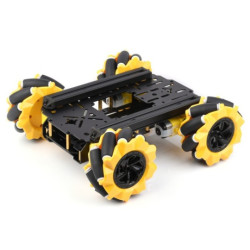 Robot Chassis MP - zestaw inteligentnego podwozia robota z amortyzacją - Mecanum wheels - Waveshare 24420