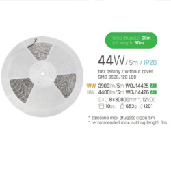 Taśma LED IP20 600SMD3528 2Y ciepła 30m SPE 572133