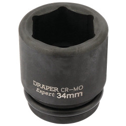Draper Expert 93267 34mm 3/4&quot; Square Drive Powerdrive Impact Socket