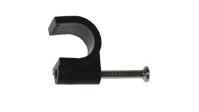 Uchwyt Kabla Okrągły 10Mm Kn-10 Czarny