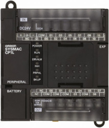 Sterownik programowalny PLC Omron CP1L 12 (DC) 8 (przekaźnik) USB PNP/NPN Przekaźnik 10 000 słów (pamięć danych),
