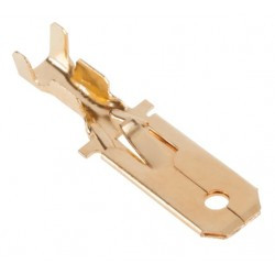 Wsuwka konektorowa prosta z zaczepem 6,3mm 6,3-2,5 KE41