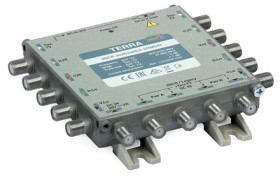 Multiswitch przelotowy SRM-543 Terra z AGC - klasa A z aktywnym torem TV system Digital SCR/Unicable