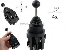 Przełącznik Joystick OFF; 4x NO chwilowy; fi= 30mm
