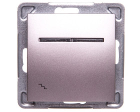 IMPRESJA Łącznik schodowy z podświetleniem tytan ŁP-3YS/m/23