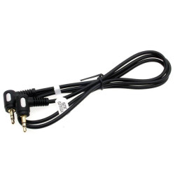 Kabel stereo jack 3.5 wtyk - wtyk kątowy, 3m