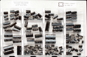 CCC-17 Assortment Aluminium electrolytic capacitors, radial, LOW ESR, 1