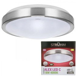 Lampa sufitowa plafon kinkiet ALEX LED C 18W 03563 STRUHM