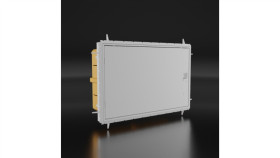 Rozdzielnica Podtynkowa Qzero Ip65 12 Modułowa Białe Drzwi 990.12 M-L 0012