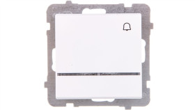 Sonata Przycisk /Dzwonek/ Z Podświetleniem Biały Łp-6Rs/M/00