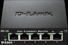 DES-105/E Switch, 5-Port, Fast Ethernet