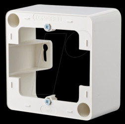 130829-4302-I Surface mount frame 43x85x85 pure white RAL9010