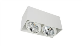 Oprawa Natynkowa Plaza 2Xgu10 Ar111 Biała Ml4745 Milagro