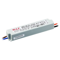 GPV-18-12 wodoszczelny zasilacz impulsowy do LED 12V / 1,5A; IP67