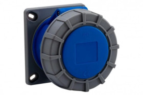 Gniazdo przemysłowe tablicowe proste 32A 3p /FE/ IP67