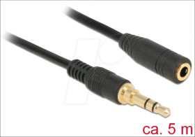 85590 Jack Extension Cable 3.5 mm 5 m
