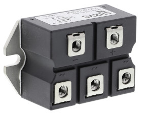 Moduł prostownika mostkowego Trójfazowy 63A 1200V Połączenie silikonowe PWS D