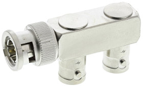 Adapter RF BNC BNC Rodzaj A Męski - żeński 75Ω