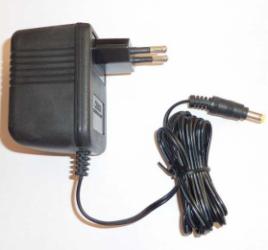 Zasilacz 9V AC 500mA SEC-0196 wtyk 5,0/2,1 (prąd zmienny)