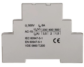 Styk pomocniczy 1Z 1R montaż boczny HS11 004600173