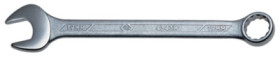 Ring/open-end wrench, 24 mm, 15°, 280 mm, 278 g, chromium-vanadium steel, T4343M 24