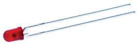 Dioda LED THT czerwona, 2-Pin, 2,5 V, 50°, Kingbright