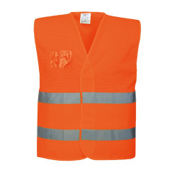 Hi Viz Mesh Jacket In Orange Large To XL
