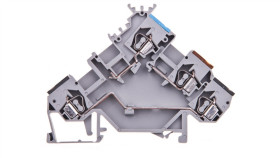 Złączka Szynowa 4-Przewodowa Do Czujników 2,5Mm2 Szara 280-553