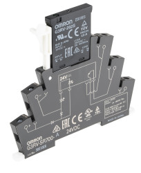 Przekaźnik półprzewodnikowy Omron 2 A 264 V AC SPNO Triak, montaż na szynie DIN G3RV-SR