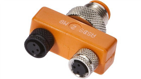 Vk001008, Rozdzielacz, 2X M8 3Pin, M12 4Pin, Tpu 2Xm8-Dose...