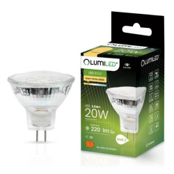Żarówka LED MR11 2,5W = 20W 220lm 3000K Ciepła 120 LUMILED