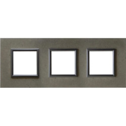 DANTE Ekskluzywne Ramka 3x BETON + redukcja grafit 4500483