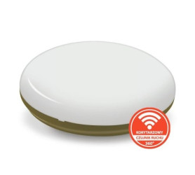 Plafon SUN n/t 18W AC 230V 50Hz 4000K (neutr.) 120 st. IP54 z koryt. czujnikiem ruchu 1820lm PL-SUN/LED/18W/CRK złoty