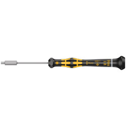 Wera 05030411001 1569 ESD Kraftform Micro Nutdriver Screwdriver 1.8 x 60 mm