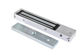 Wodoodporna zwora zewnętrzna do furtek Hartte MSS280S, 280kg z sygnalizacją LED, IP67