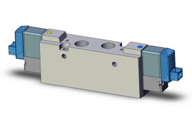 Pneumatyczne zawory elektromagnetyczne SMC 2 Position Double Rc 1/8 24V dc