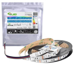 Taśma LED RGB 300 SMD 5050 12V 14.4W IP20 - ED00031570 /odcinki po 5 m/