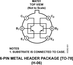 Matched Monolithic Dual Transistor
