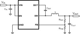 4.5-V to 17-V input, 3-A synchronous step-down voltage regulator