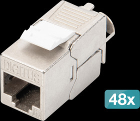 DN-93615-48 Cat.6a Keystone module, shielded, 48 pieces