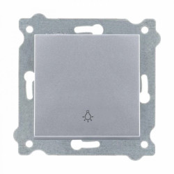 Przycisk światło / zwierny Srebrny 205/10E EXEN