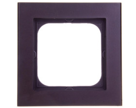 SONATA Ramka pojedyncza czekoladowy metalik R-1R/40