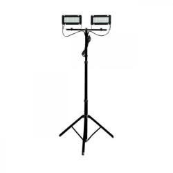 Projektor LED 2x40W na statywie czarny 8000lm 6400K VO1889