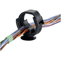 HellermannTyton 151-00370 AHC3BHR Cable Mount Black 10-14mm Self-Sealing