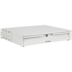 Szuflada z zamkiem do szafy RACK 19 2U 360mm szara na narzędzia, sprzęt i dokumenty Lanberg