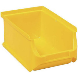 Allit 456206 ProfiPlus Storage Bin 100x75x160mm Yellow High Capacity