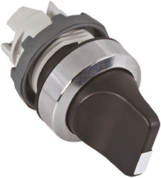 2-pozycyjny wycięcie: 22mm Zatrzask IP66, IP67 ABB siłownik: Krótki czarny uchwyt